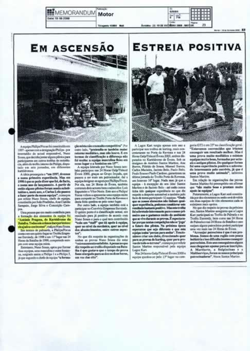 Imprensa escrita de 20001